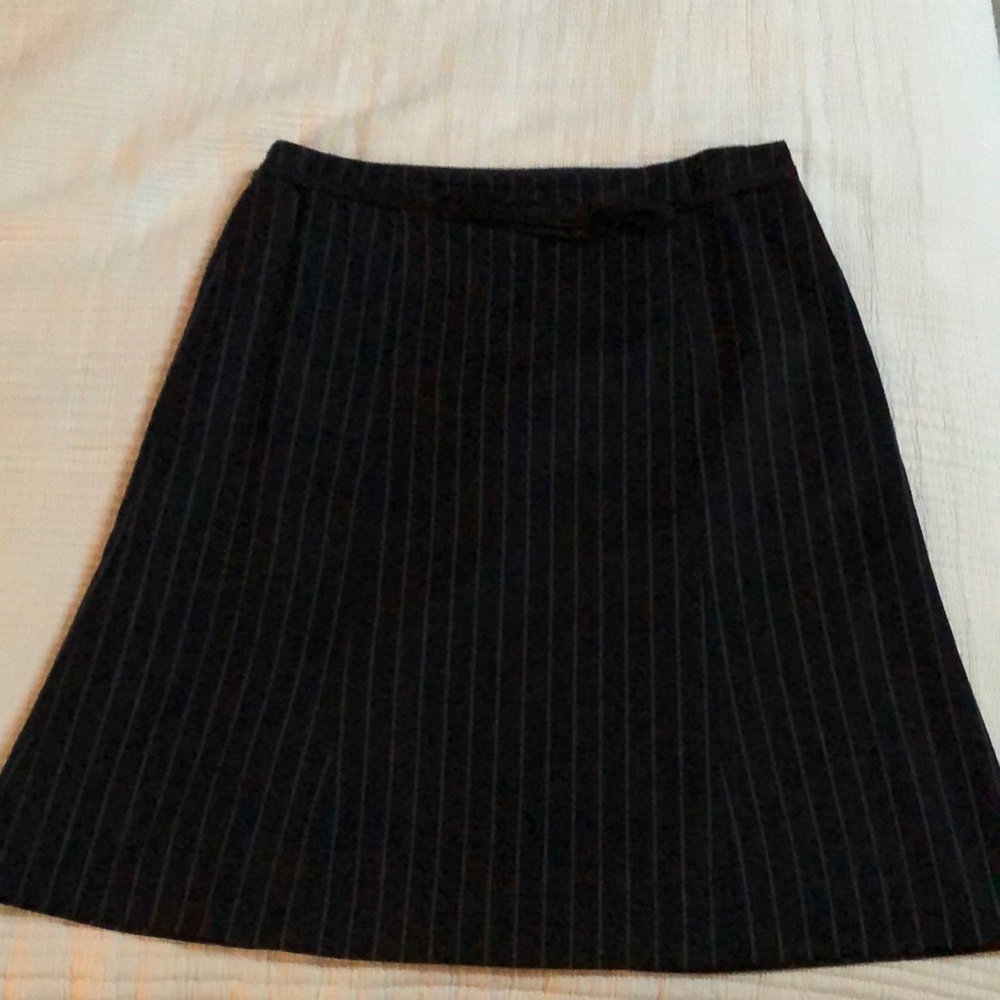 J Crew Navy Blue A Line Skirt